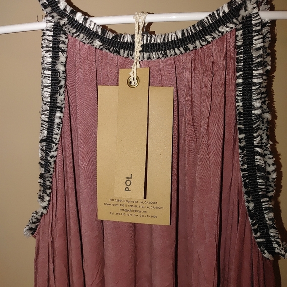 POL Purple/Burgandy Cold Shoulder Top, Size S, Will Fit S-L - Picture 4 of 6